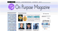 Desktop Screenshot of onpurposemagazine.com